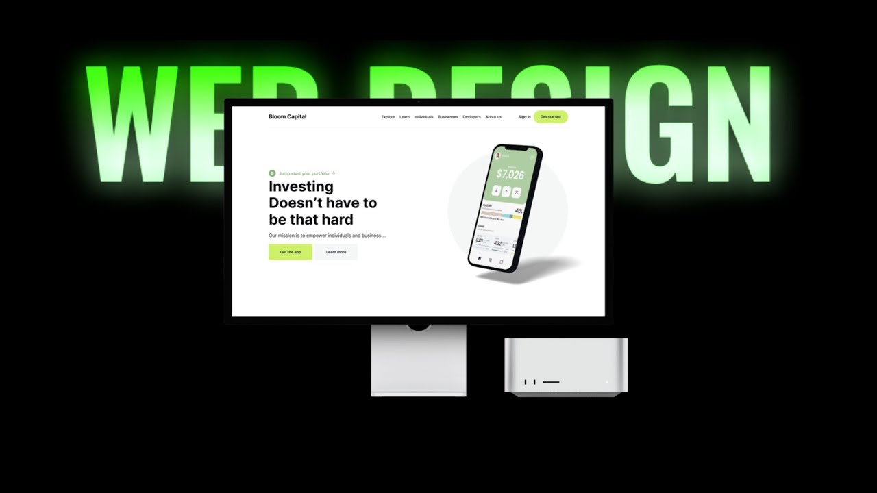Finance Website Design : Design for FinTech Company