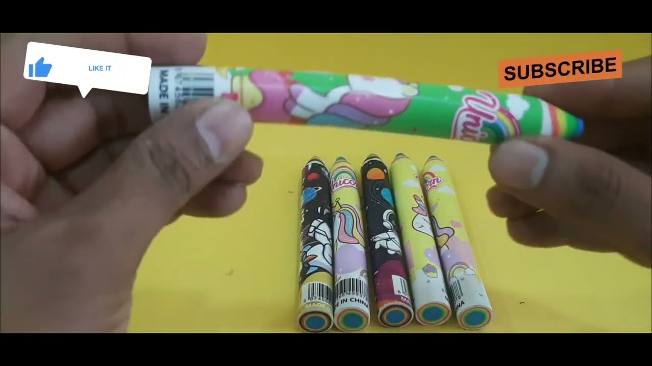 Unicorn stationary | Unicorn eraser | Astronaut Eraser | Fancy eraser | pencil shaped eraser