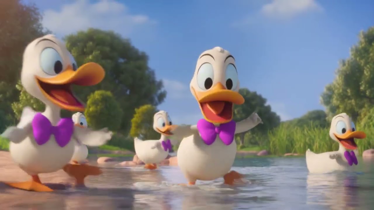 Cheerful Duck Song for Kids in English Easy and Fun