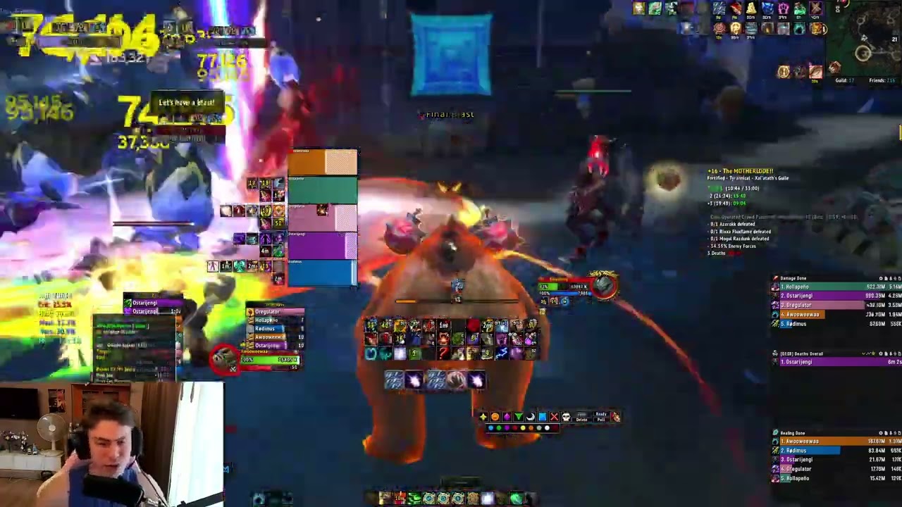 Guardian Druid owns +16 Motherload with Giga route and 4 seconds left?!