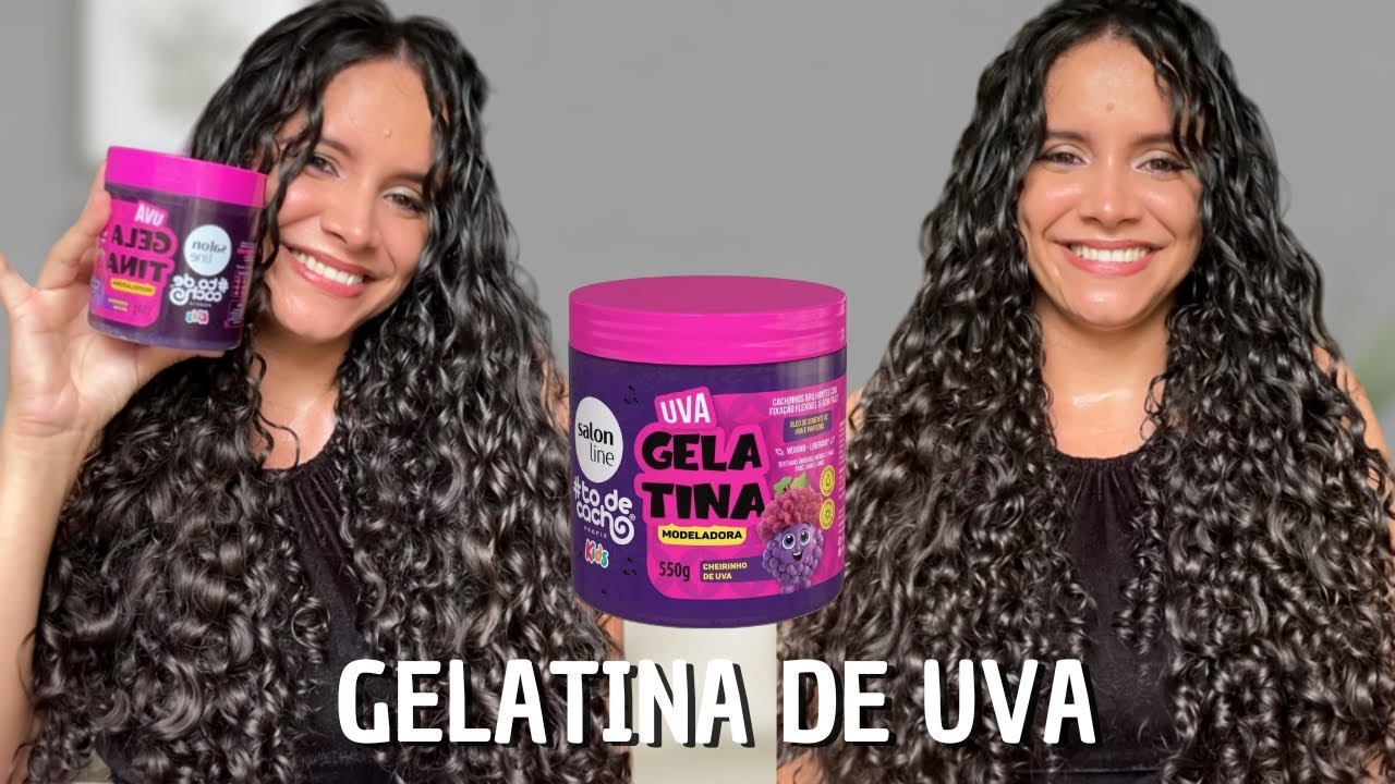Testei a Gelatina de Uva da Salon Line