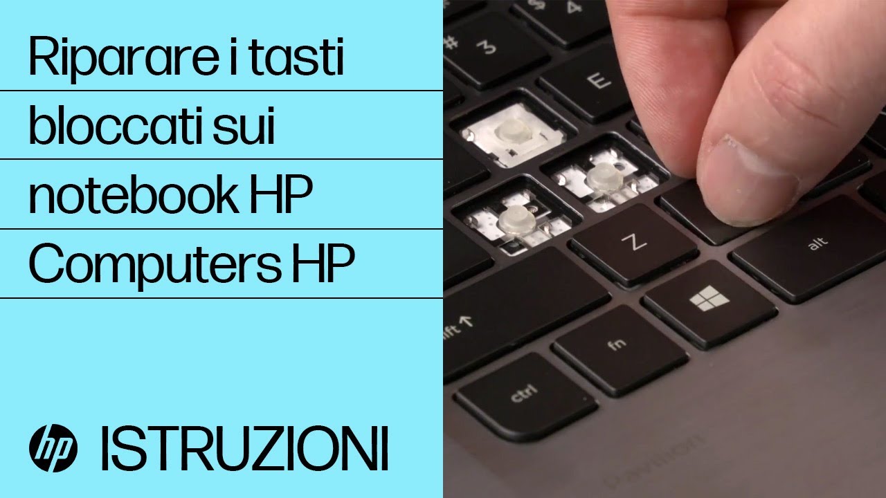Riparare i tasti bloccati sui notebook HP | Computers HP | HP Support