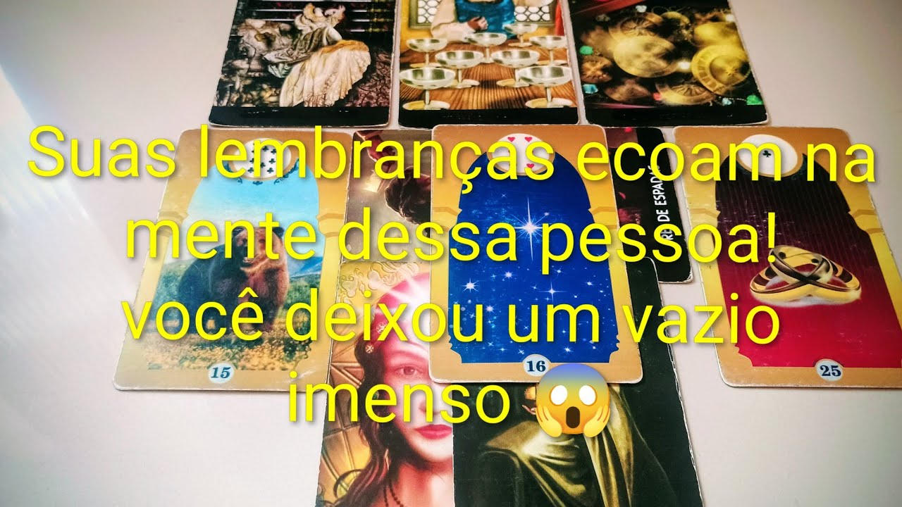 &Aacute;RIES ♈Suas lembran&ccedil;as ecoam na mente dessa pessoa !  voc&ecirc; deixou um vazio imenso 