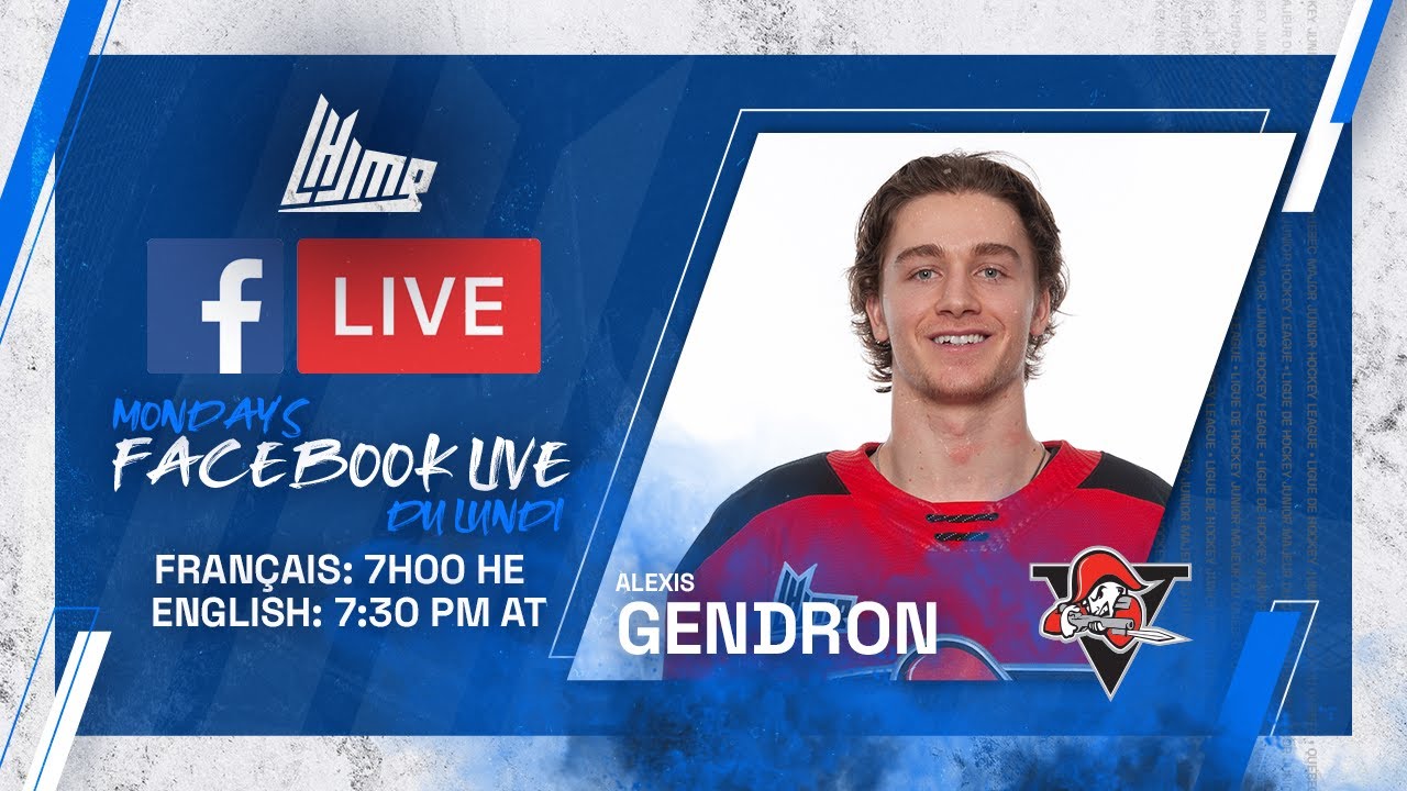 QMJHL Facebook Live | with Alexis Gendron (Drummondville Voltigeurs)