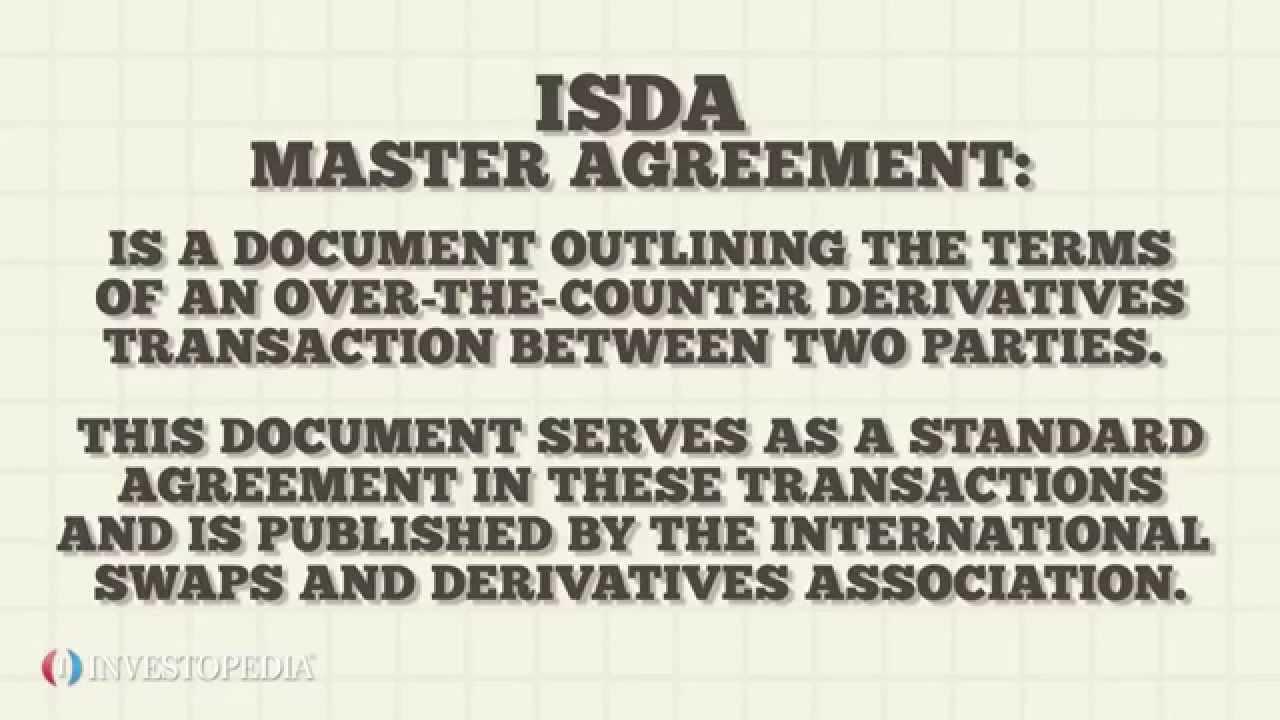Investopedia Video: ISDA Master Agreement