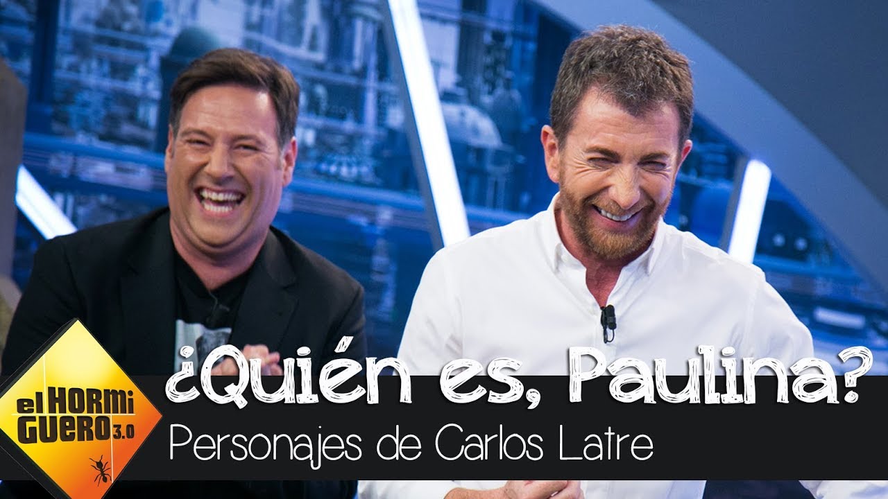 Carlos Latre se estrena 'Teléfono escacharrado de imitaciones' con Paulina Rubio - El Hormiguero 3.0
