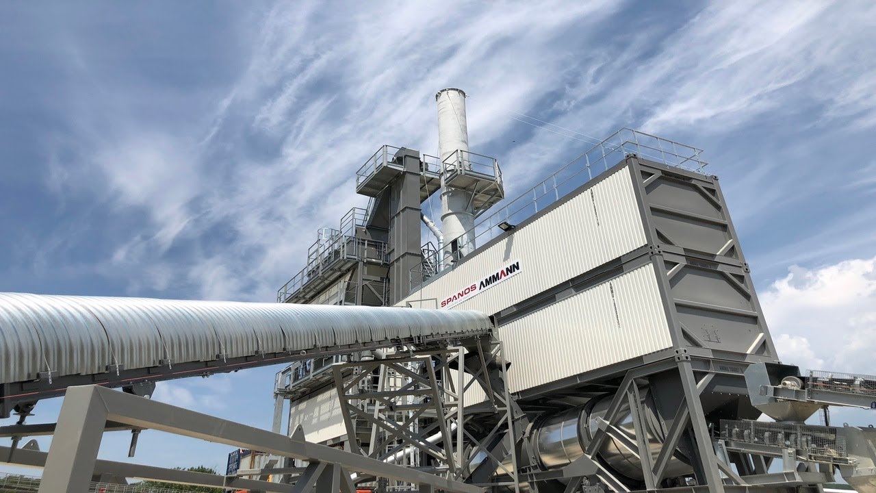 AMMANN ABT QuickBatch 180 with RAH50 recycling drier, Greece