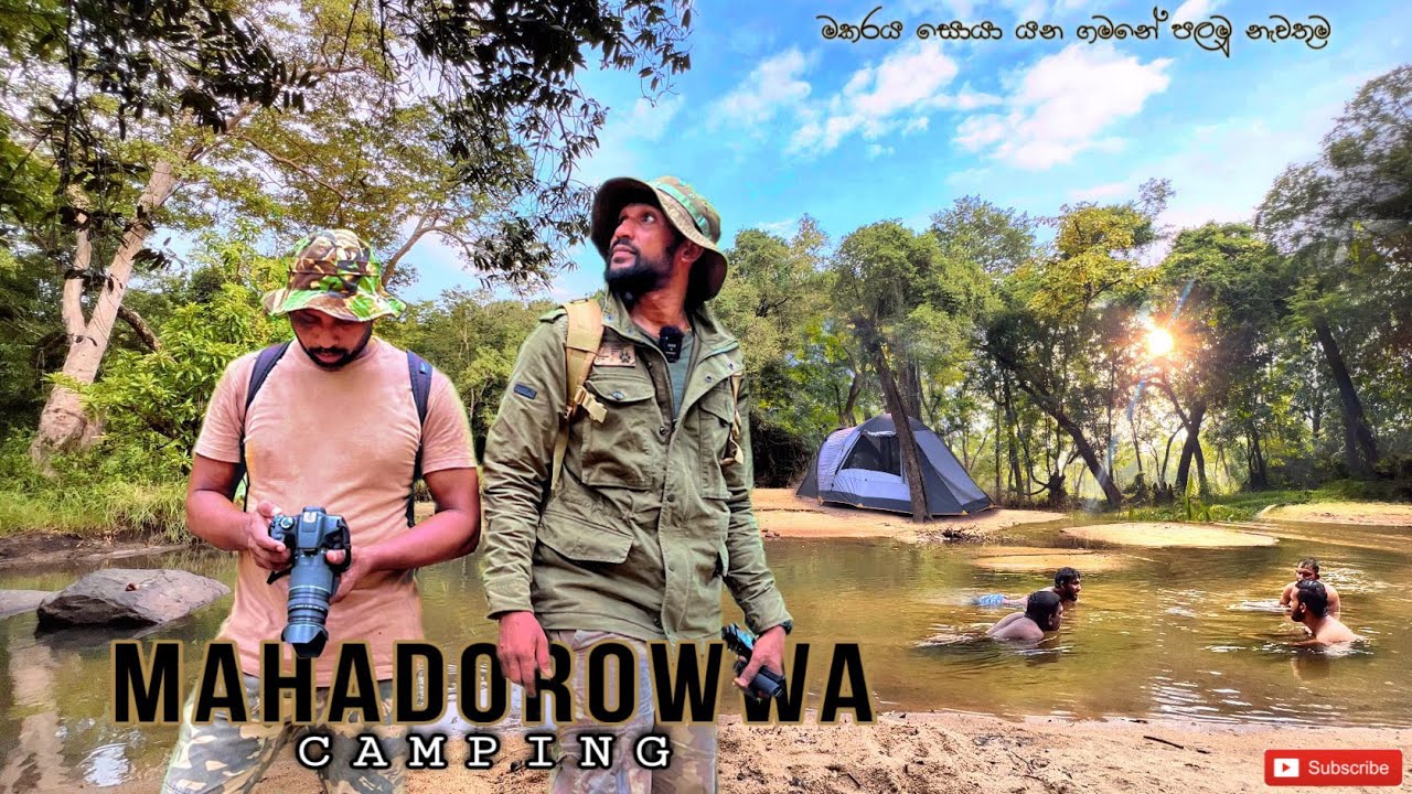 Mahadorowwa Camping | මකරයට යන අතරමග ගල් ඔය ඉවුරේ අලිත් එක්ක රැයක් | Elephants in Sri Lanka-2 | 4K