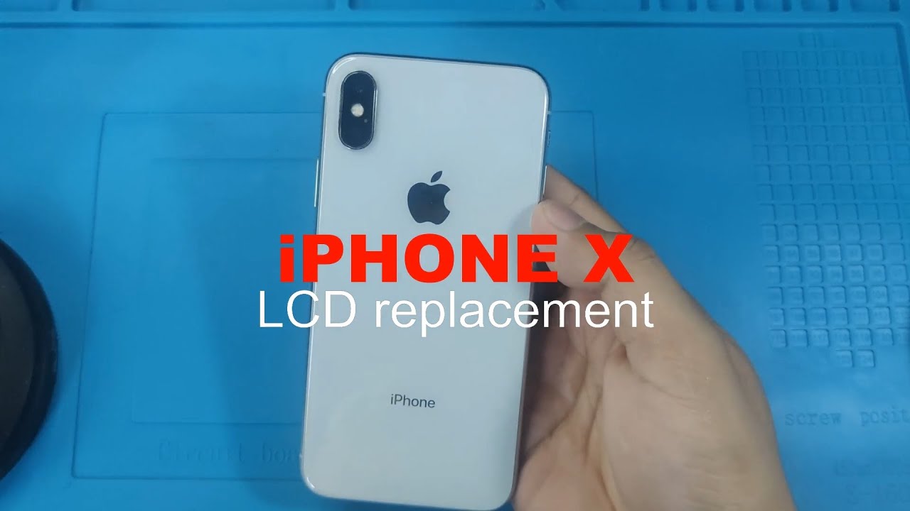 IPHONE X - LCD replacement basic DIY tutorial for beginners