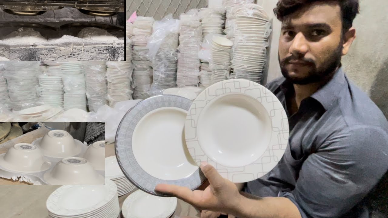 Manufacturing process of Melamine Crockery | Plastic Plates | Making Dinner Plates #makingskills