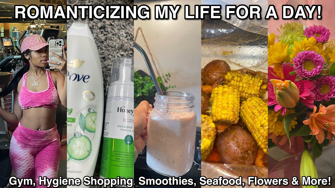 a SUMMER DAY IN MY LIFE TRYING TO ROMANTICIZE MY LIFE FOR A DAY! (National GF Day + Seafood Mukbang)