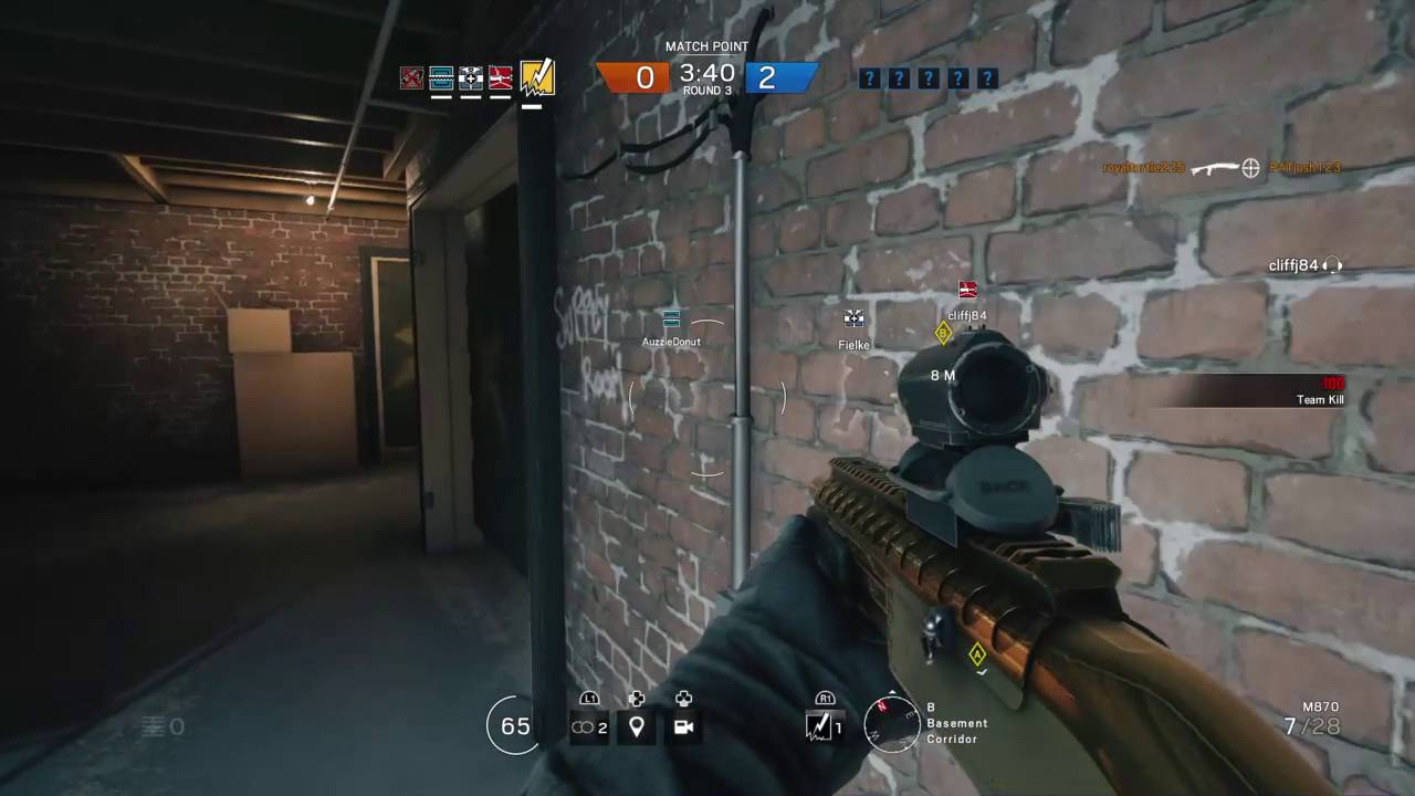 Rainbow Six Siege Team Killing - Killing The whole Team