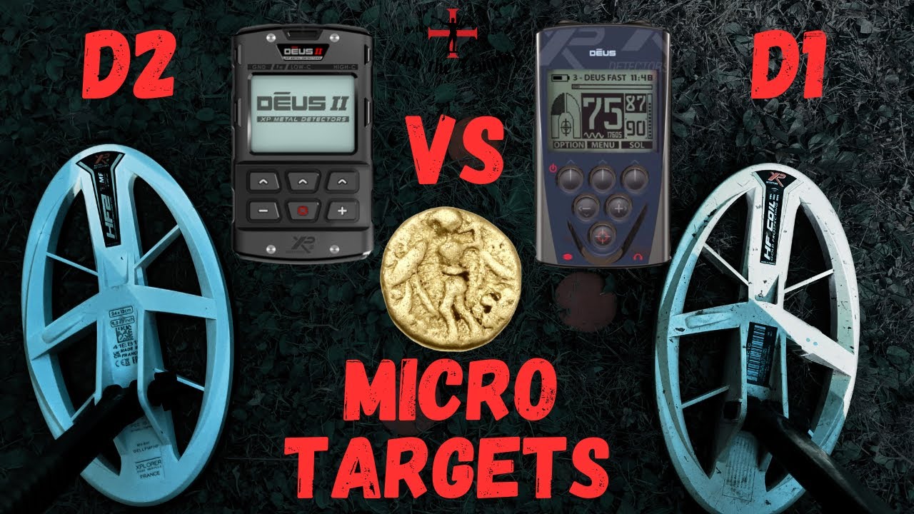 XP Deus 2 vs XP Deus 1 - micro gold & silver - eliptical coils