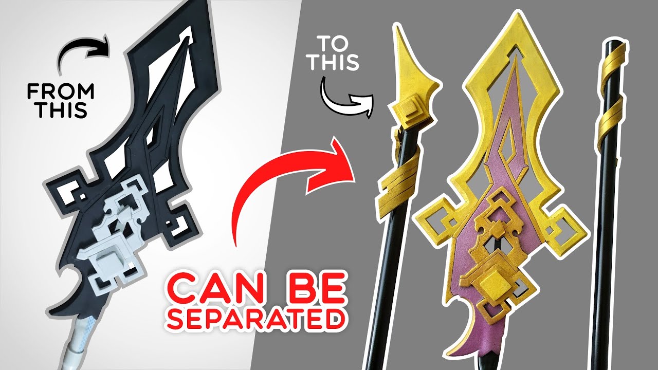 How I made Zhongli's VORTEX VANQUISHER from Genshin Impact out of FOAM!