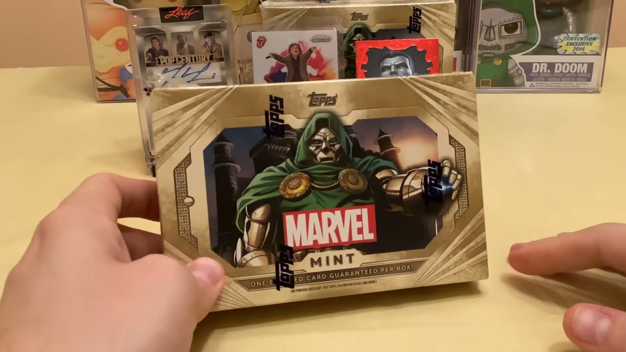 Opening a box of 2025 SDCC Topps Marvel Mint. MY FIRST EVER BOX OPENING ON CAMERA!