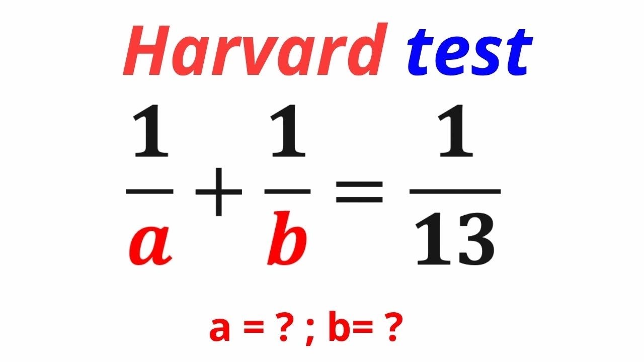 Test d’entrée à Harvard 