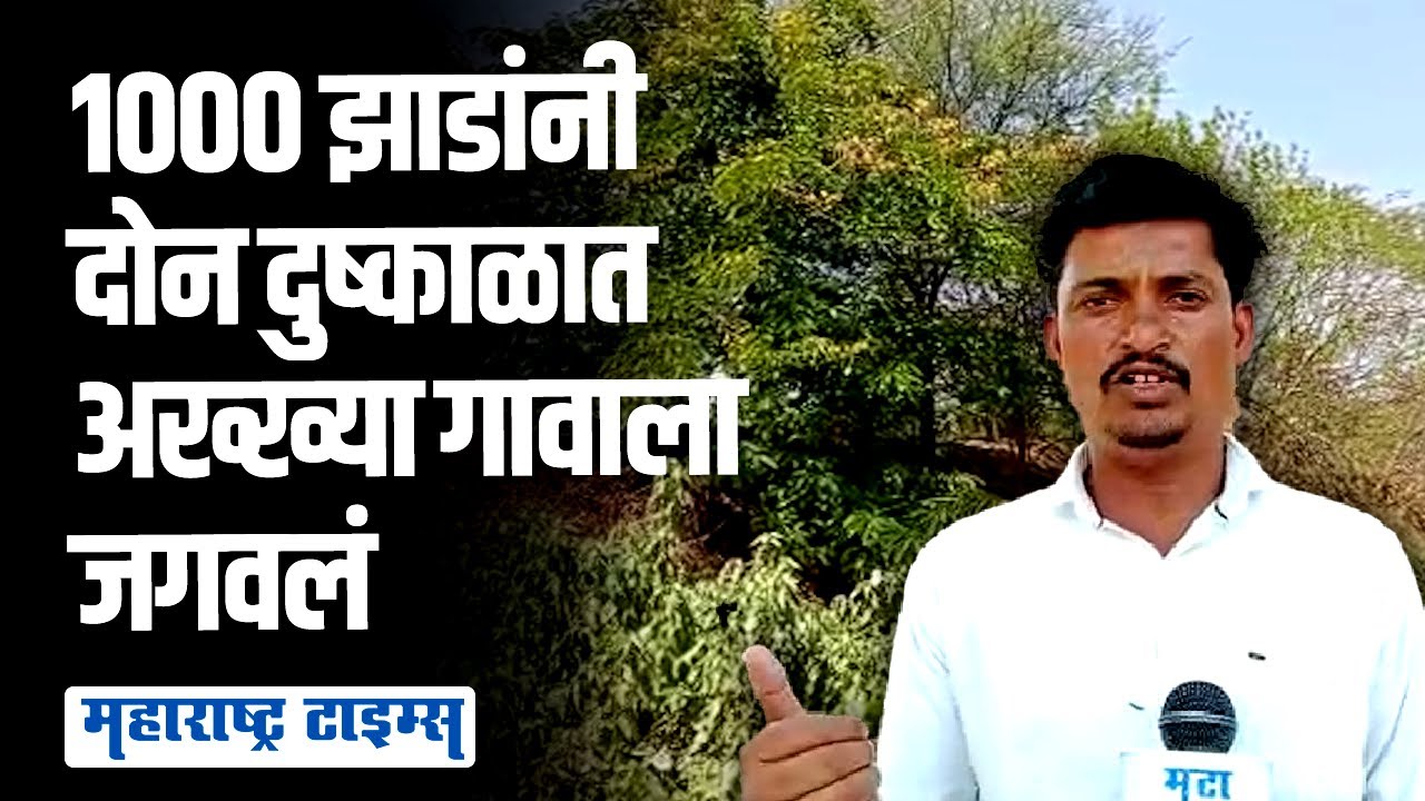 Tree Lover १० Mauli Shirsat | वर्षांपूर्वी १००० झाडं लावली, ऐन दुष्काळातही जगवली | Maharashtra Times