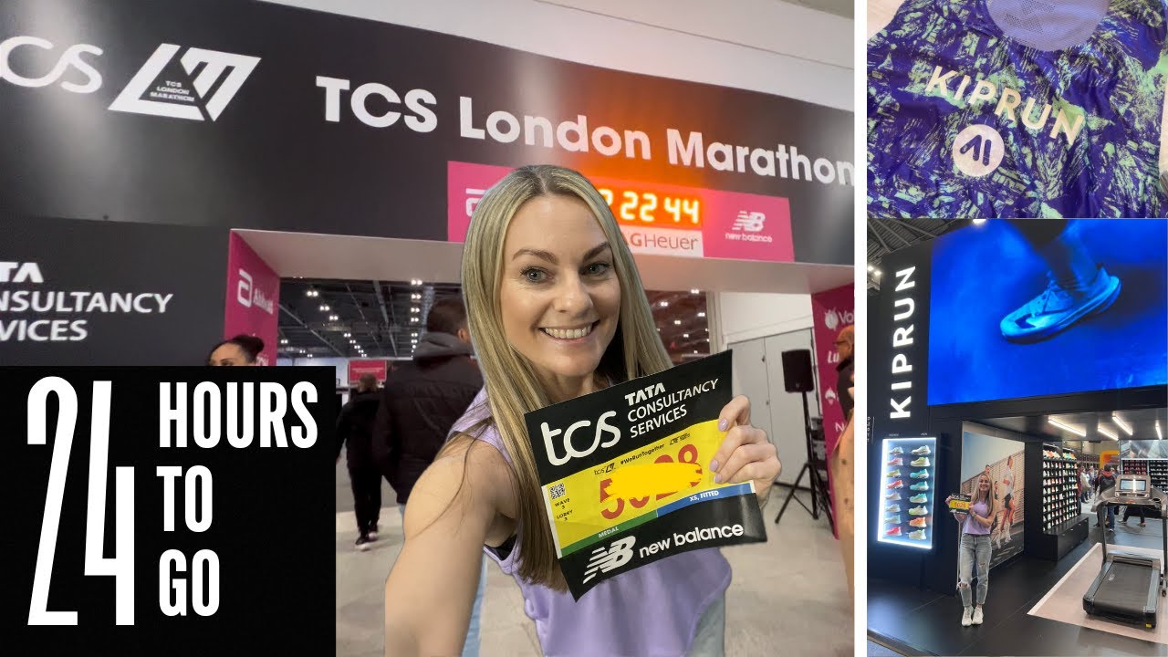 24 hours to the London marathon 2024 - the expo