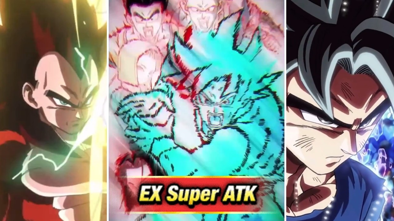BEST ANIMATIONS EVER? SSJ4 VEGETA & UI GOKU EX SUPER ATTACK ANIMATIONS!! (DBZ: Dokkan Battle)
