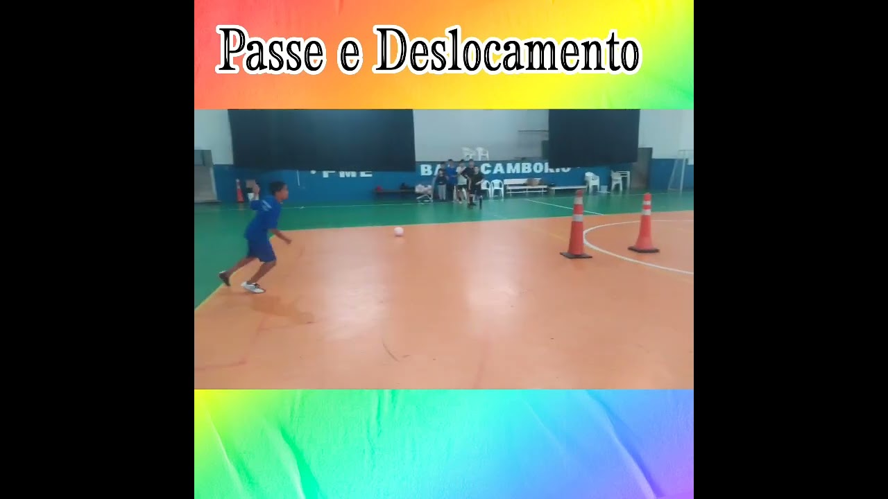 Deslocamento e passe no Futsal#futsal #métododepontes#treino