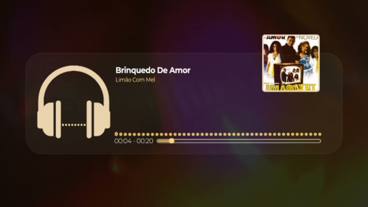 Brinquedo De Amor - Playback - Limão Com Mel