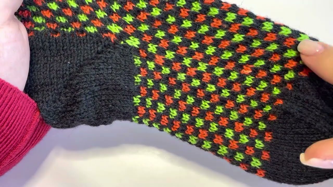 Sockenmuster 4 - Halloween Socken - Karosocken