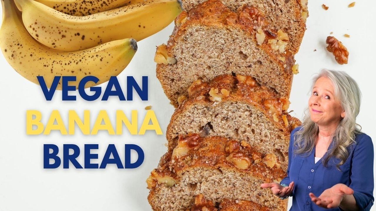 Moist Vegan Banana Bread Recipe (One Bowl & Dairy Free!)