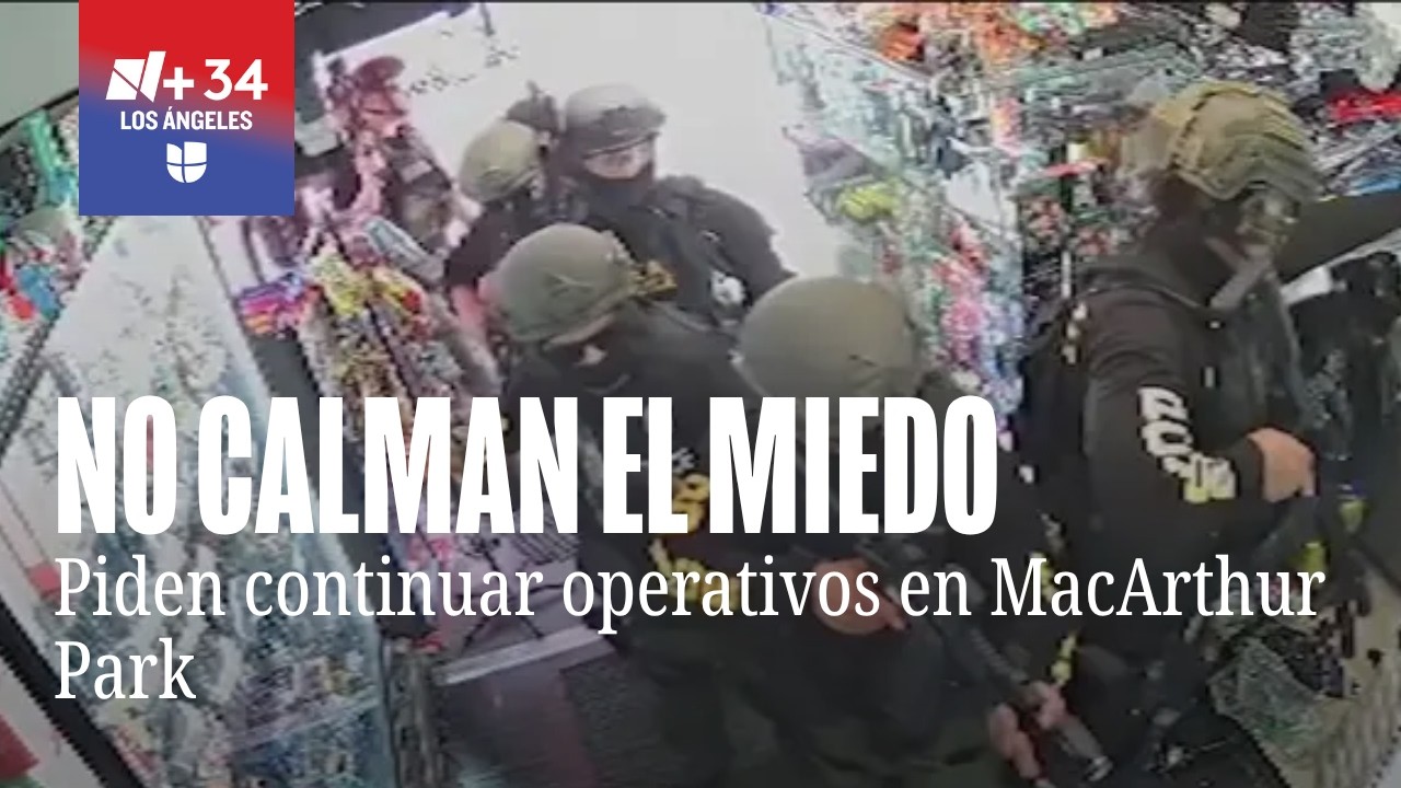 Tras operativo antidrogas vecinos piden plan a largo plazo para MacArthur Park