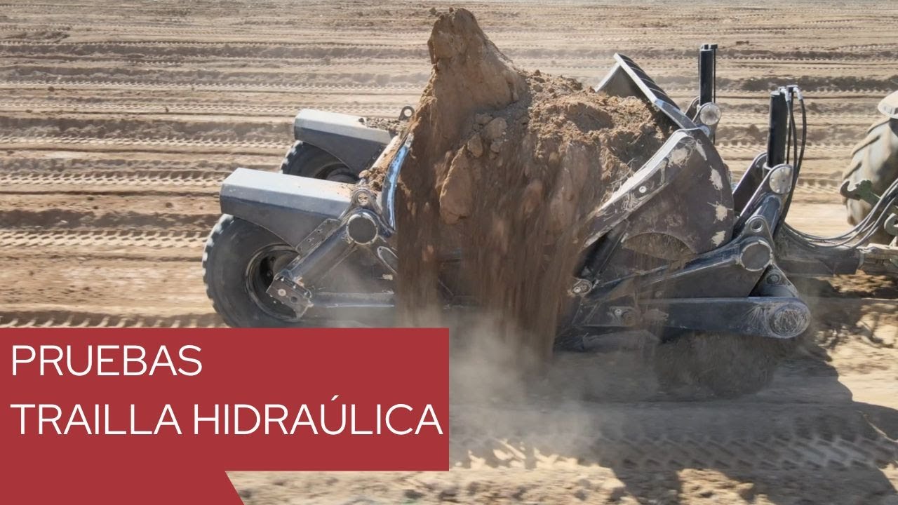 TRAILLA HIDRAÚLICA PRUEBAS--------TALLER 