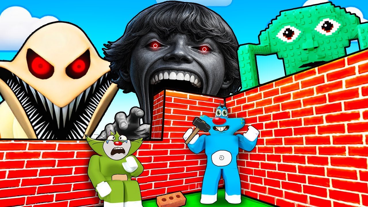 Build Fast or Die In Roblox! ft.Oggy And Jack