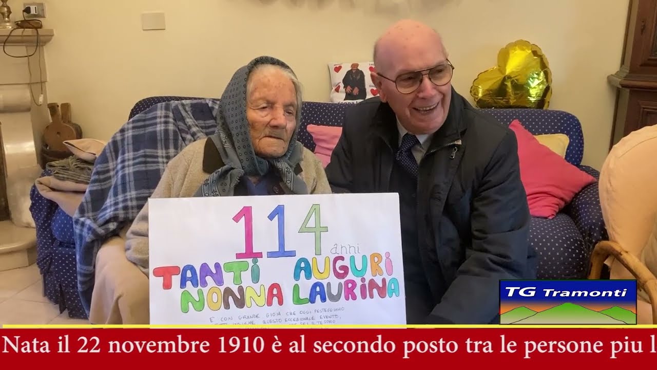 Record in Campania, nonna  Laurina Festeggia 114 Anni: Un Traguardo di Vita e Resilienza