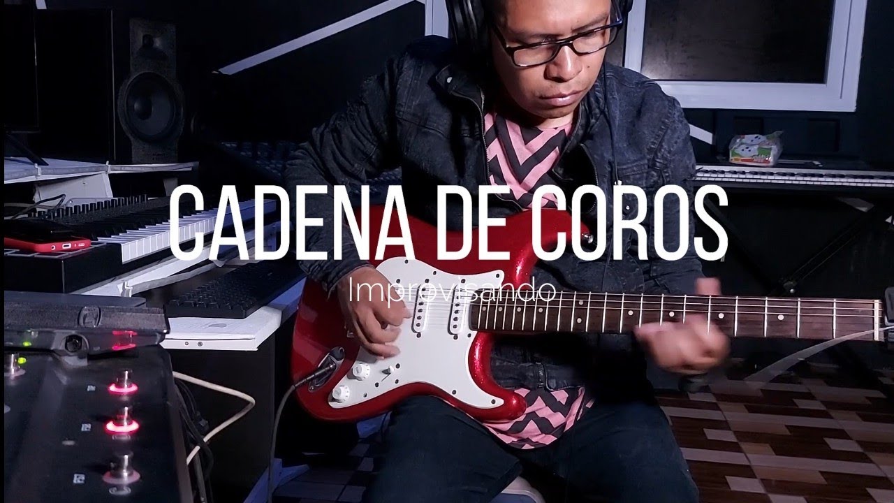 guitarra en cadena de coros