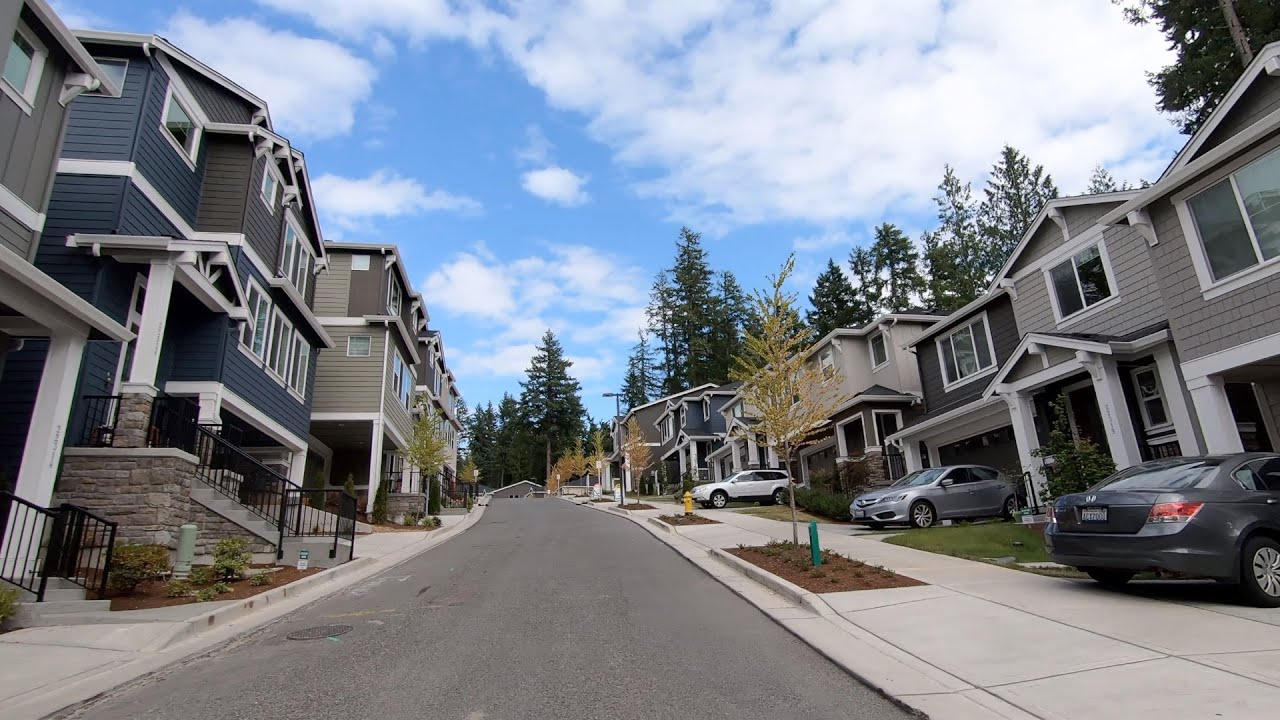 ВЛОГ #96. Недвижимость в Сиэтле. Новые дома-милионники в Issaquah, Newcastle (Bellevue), Renton'е.