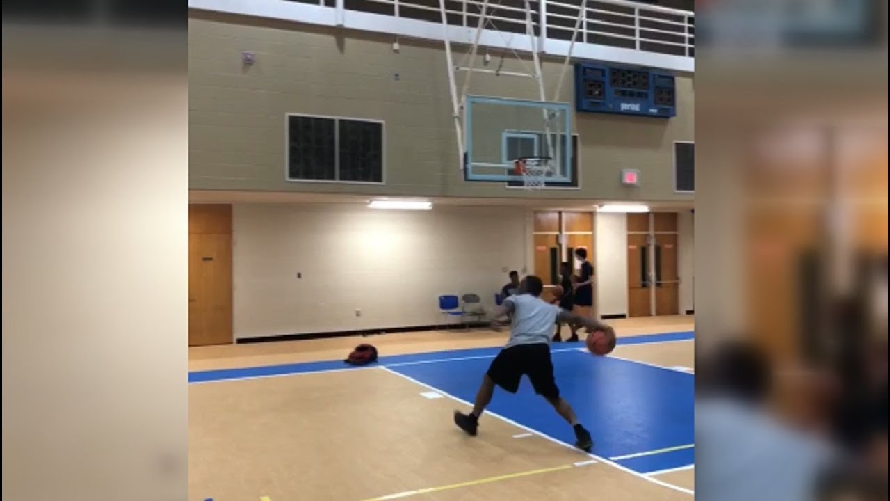 Insane Basketball Shot Goes In