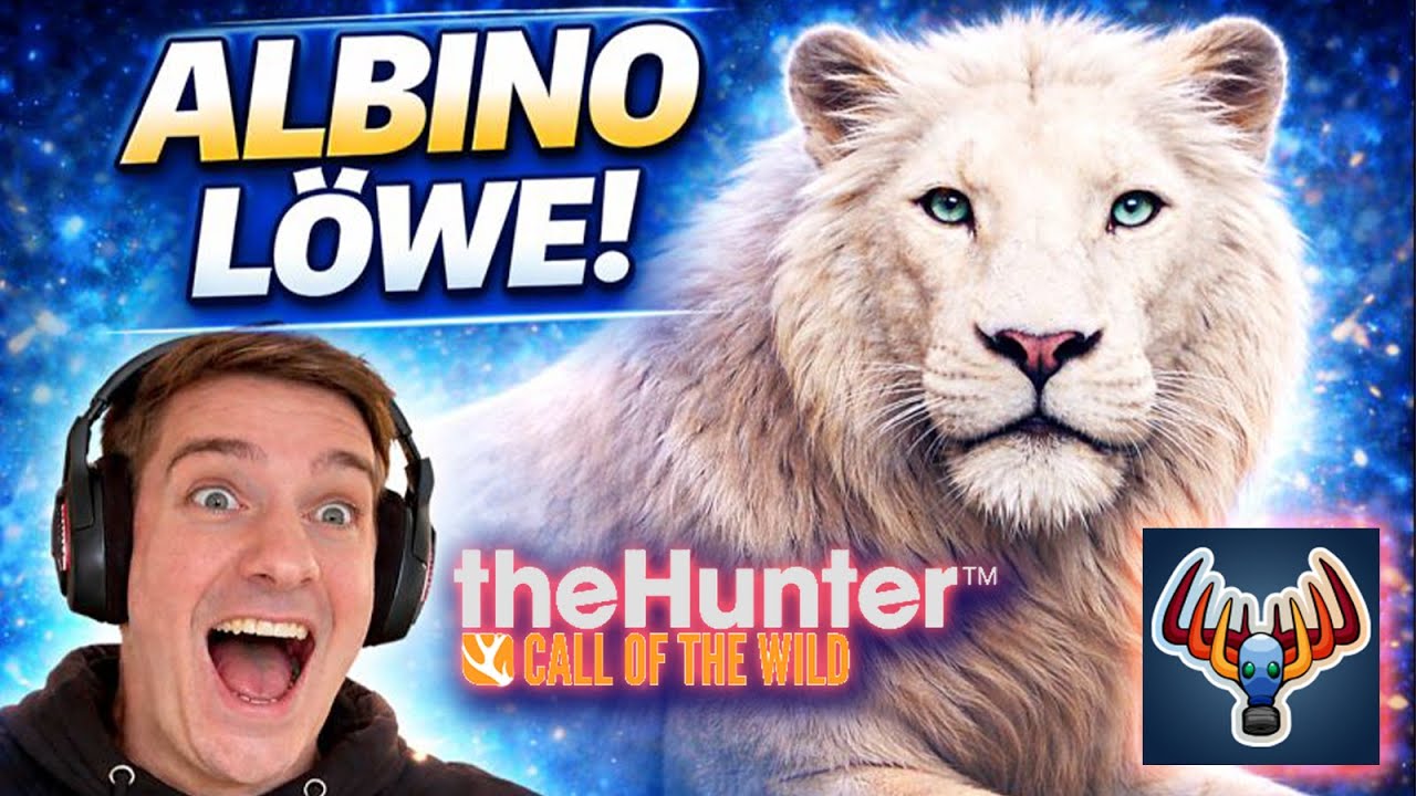 ALBINO-LÖWE mit GOLD-Wertung! Eine der seltensten Trophäen | theHunter COTW Deutsch 🦁🤍