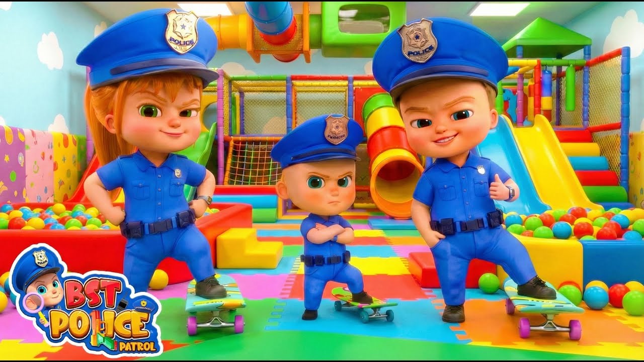Chaos na placu zabaw | Animacja dla dzieci | Patrol policyjny BST
