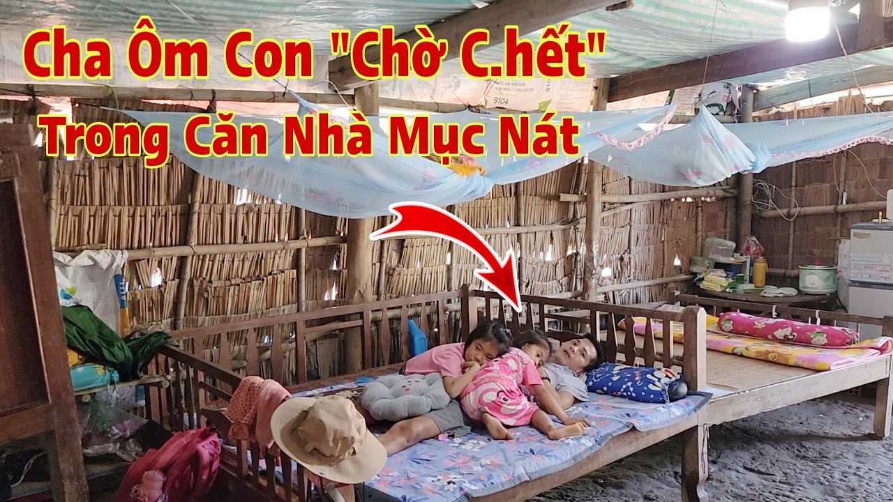 Xót xa cảnh Cha Hiền Từ ôm Con nằm 