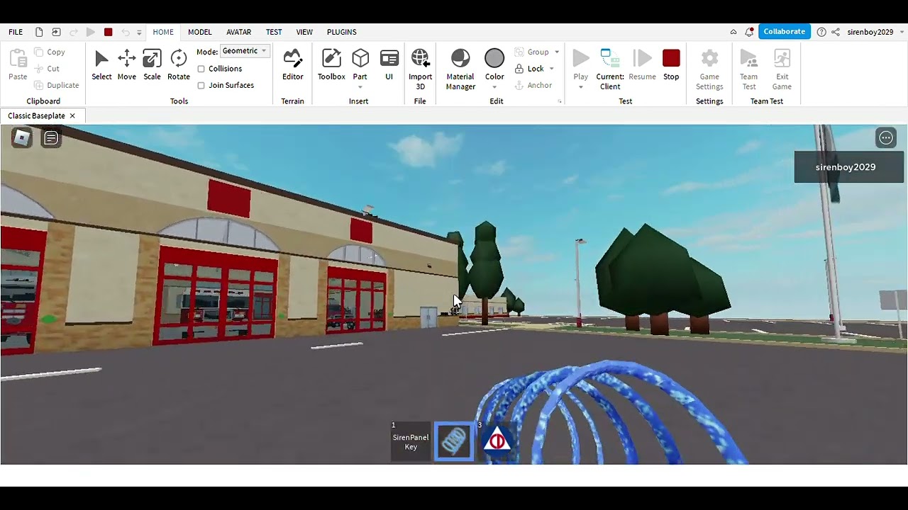 Roblox 1963 Federal Sign & Signal Thunderbolt 1003ASA2 Siren Test