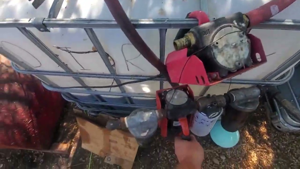 Basic rundown of my cheap home WVO waste vegetable oil filtering free (ish) fuel setup