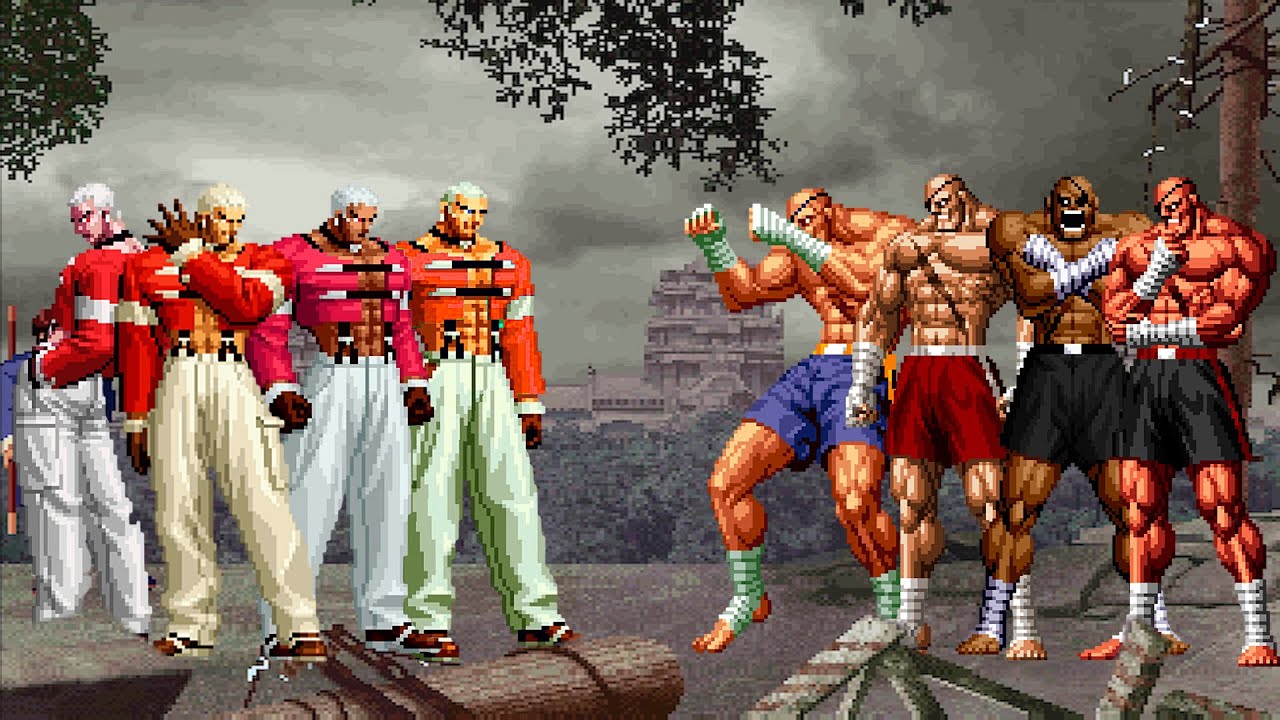 [KOF Mugen] Yashiro Nanakase Team vs Sagat Team