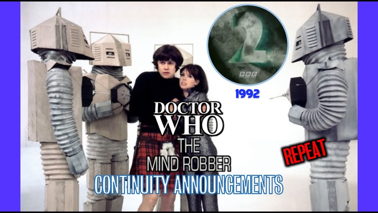 Doctor Who: The Mind Robber (Continuity Announcements 1992) - BBC 2