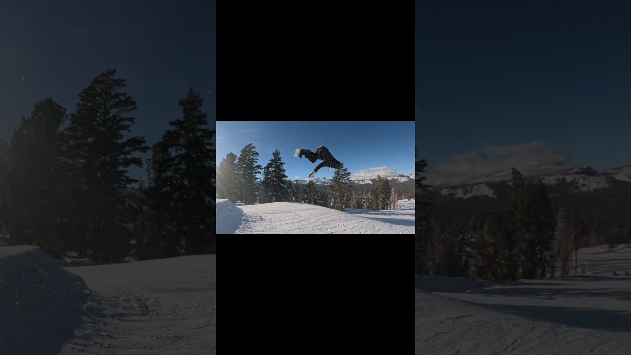 Backflip season at Mammoth Mountain 