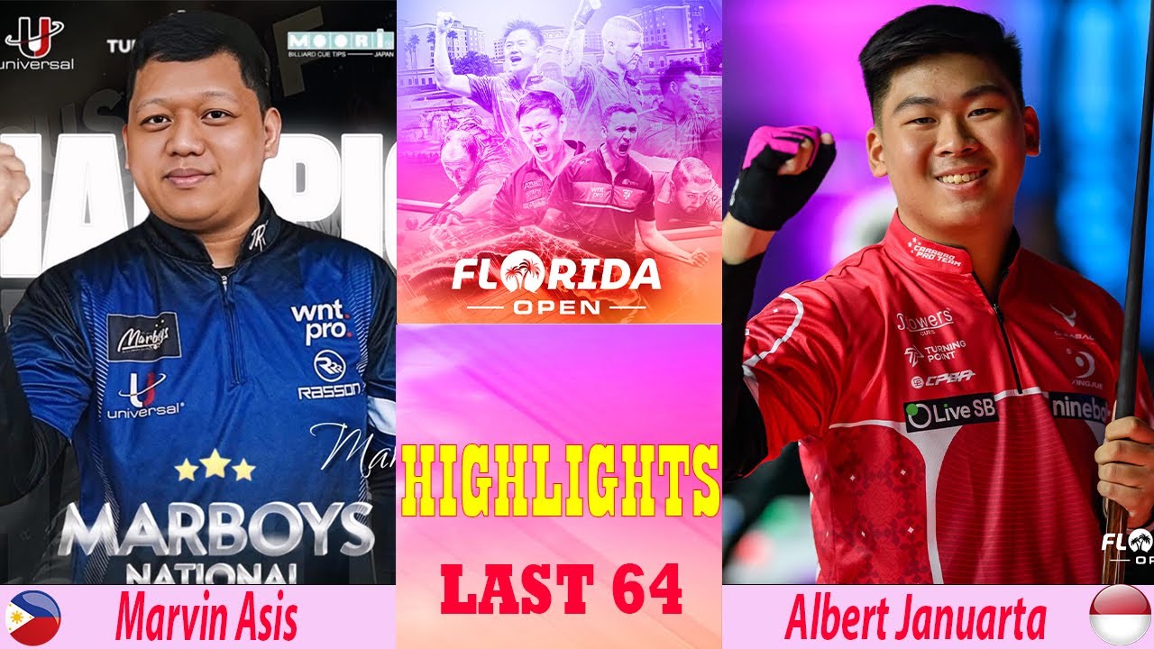 LAST 64 | Albert Januarta vs Marvin Asis | Florida Open Pool Championship