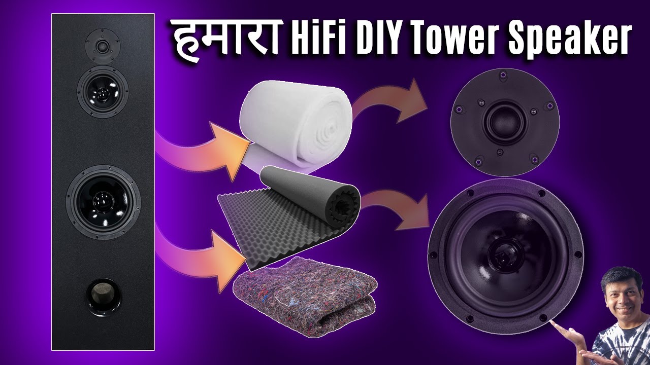 हमारा HiFi DIY Tower Speaker का दिल- Damping Secret Revealed!