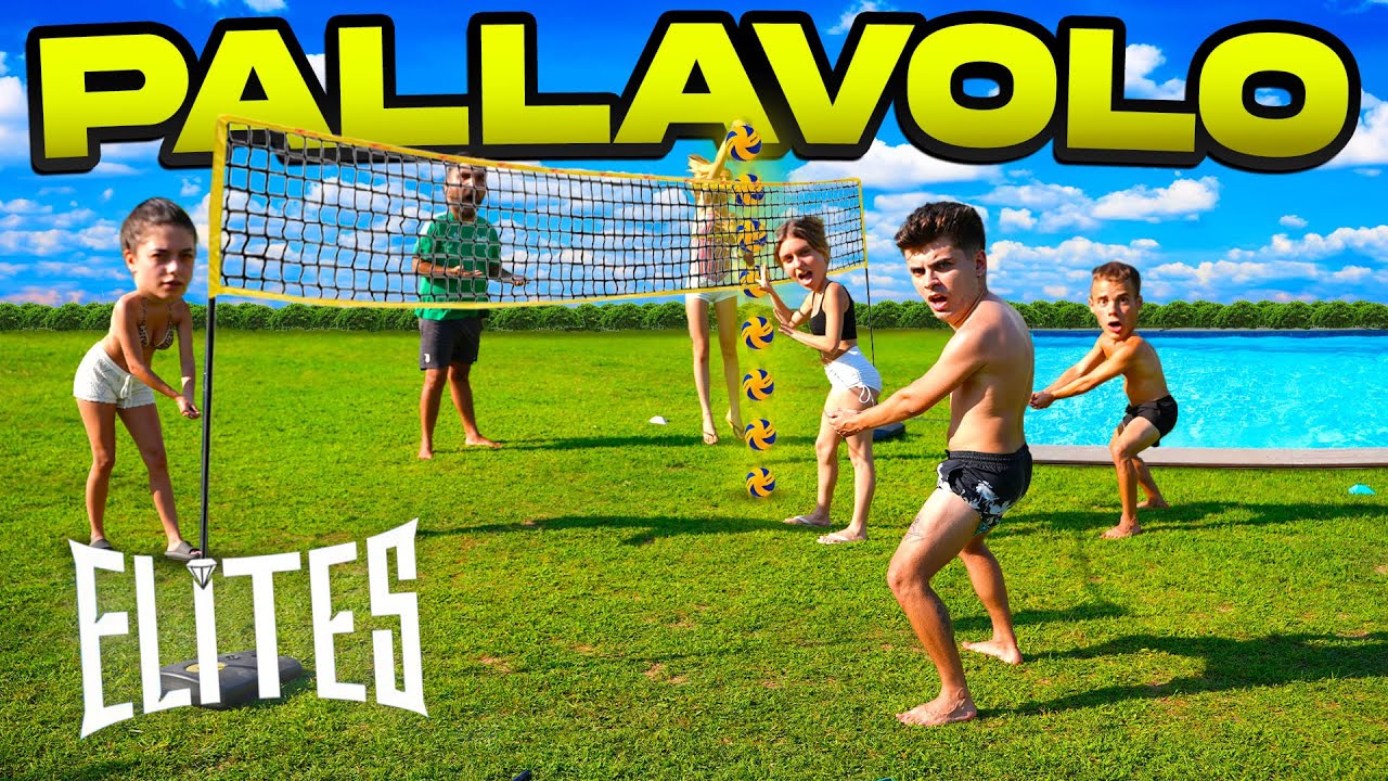 🏐 PALLAVOLO IN VILLA ELITES CON LE RAGAZZE!