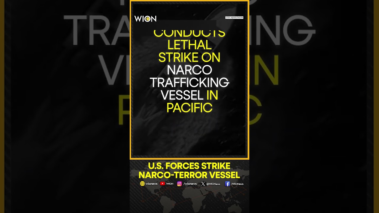 US Military Conducts Lethal Strike on Narco-Trafficking Vessel in Pacific | WION Shorts
