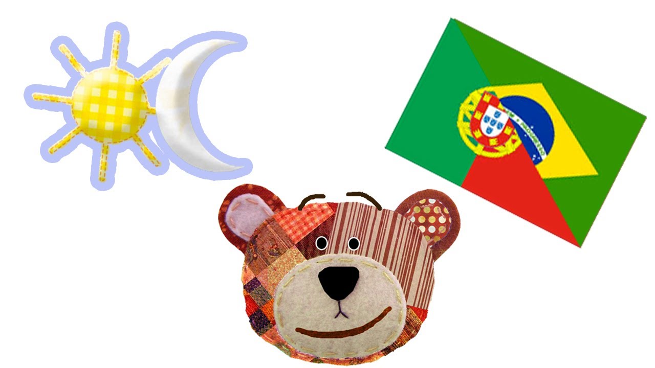 Los contrarios y opuestos - Portugués para niños