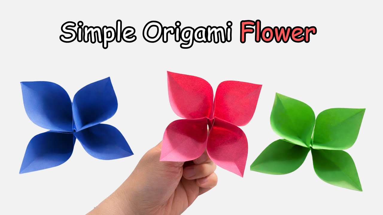Simple and Easy Origami Flower