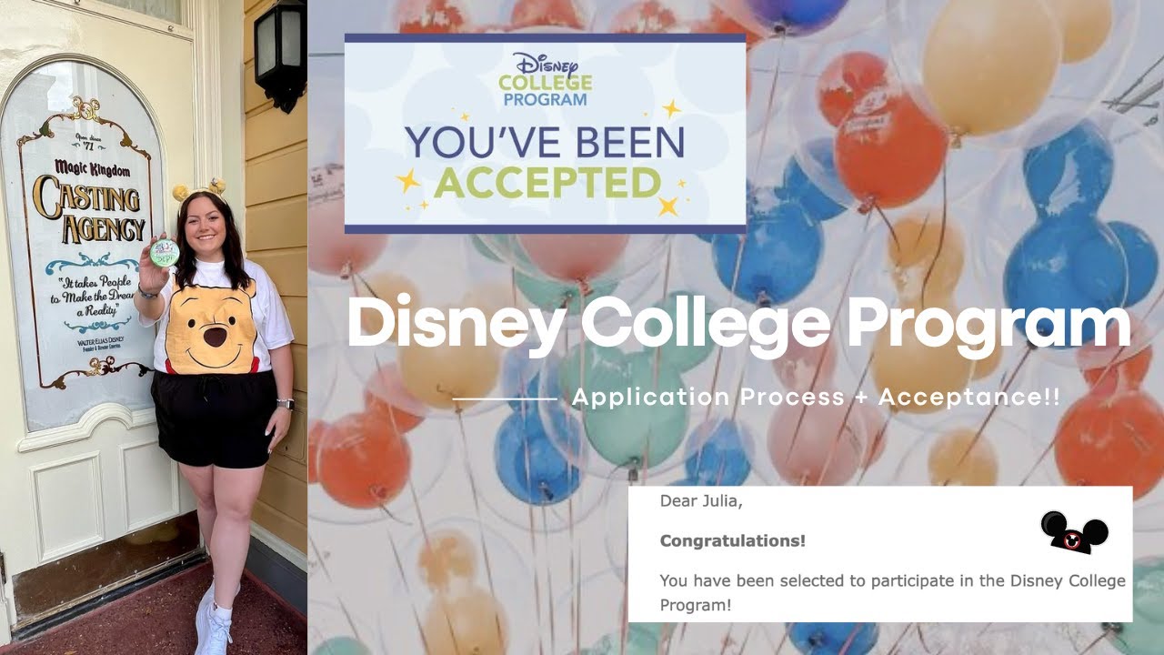 Disney College Program Application Process + Acceptance | Fall 2024