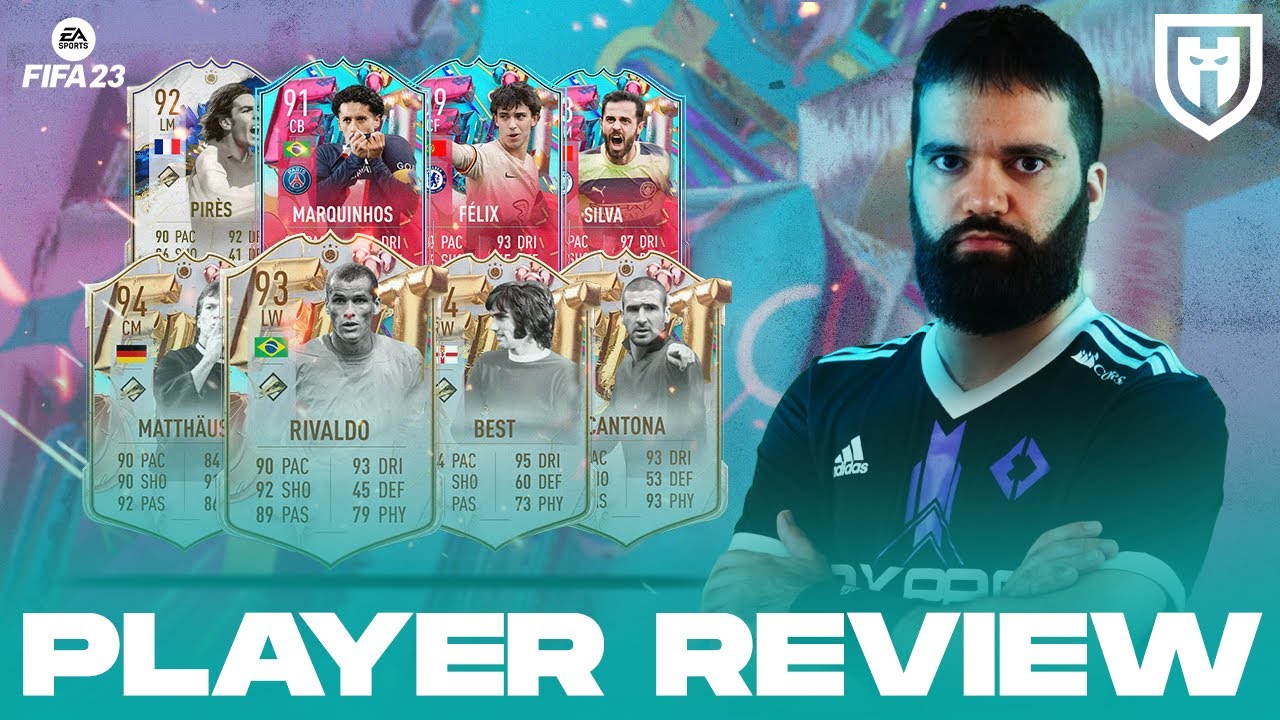 FELIX 89 MARQUINHOS 91 SILVA 93 BEST 94 CANTONA 94 RIVALDO 93 MATTHAUS 94 PIRES 92 | FIFA 23 REVIEW